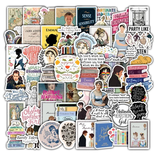Jane Austen Sticker Set