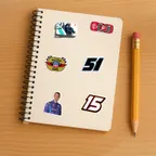 Rick Ware Racing Sticker Set thumbnail 5