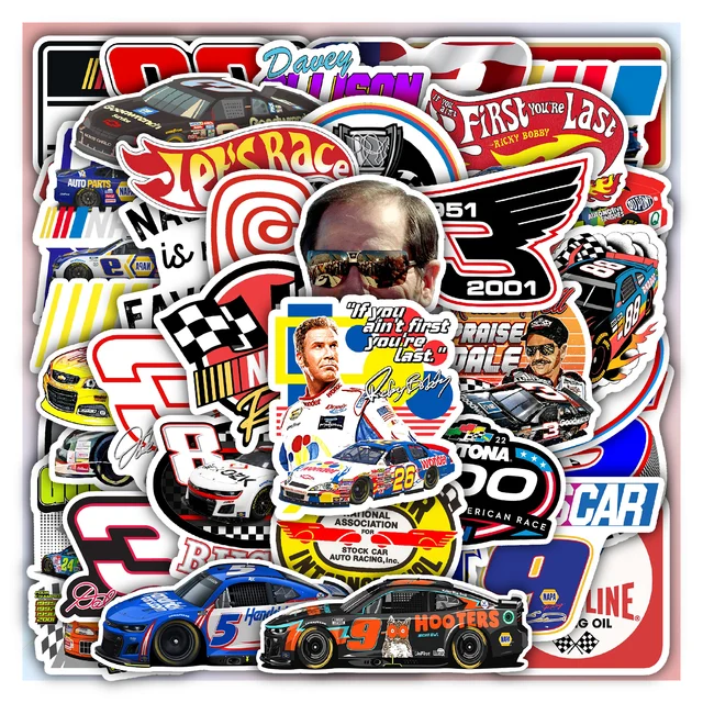 Nascar Sticker Set