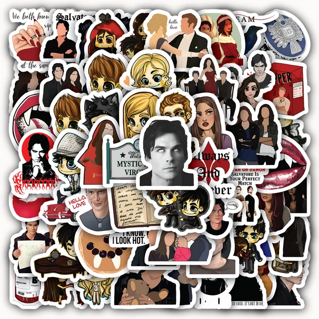 Vampire Diaries Sticker Set