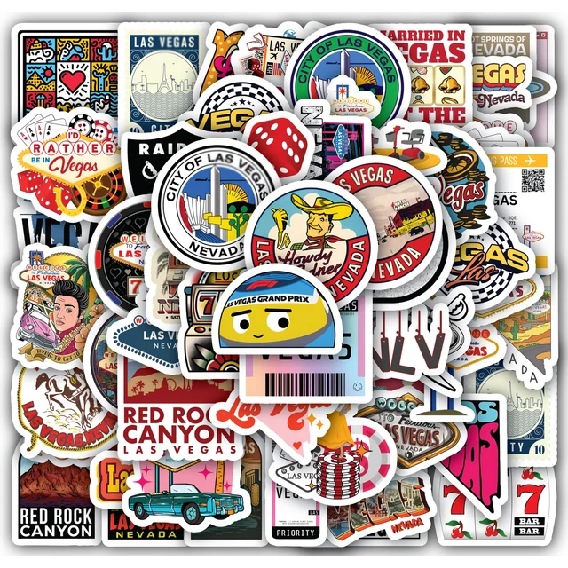 Lasvegas Sticker Set
