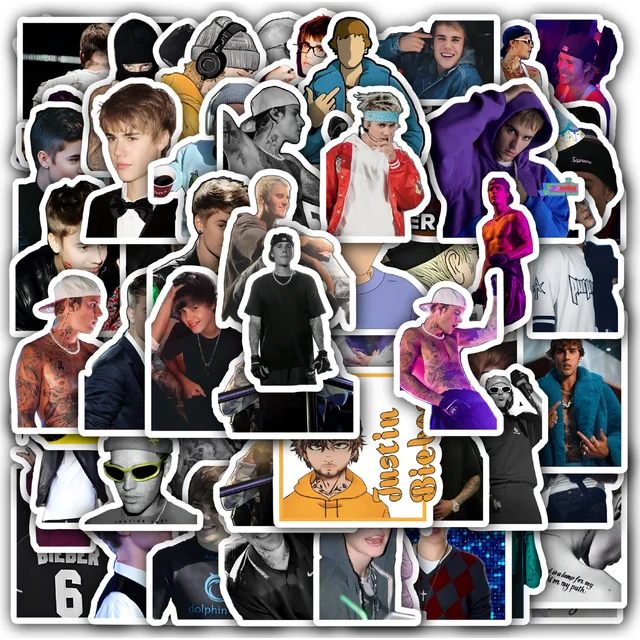 Justin Bieber Sticker Set