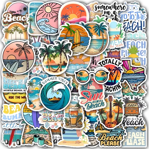 Beach Stickers