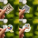 Soccer Scrapbooking Motivational Sticker Set thumbnail 2
