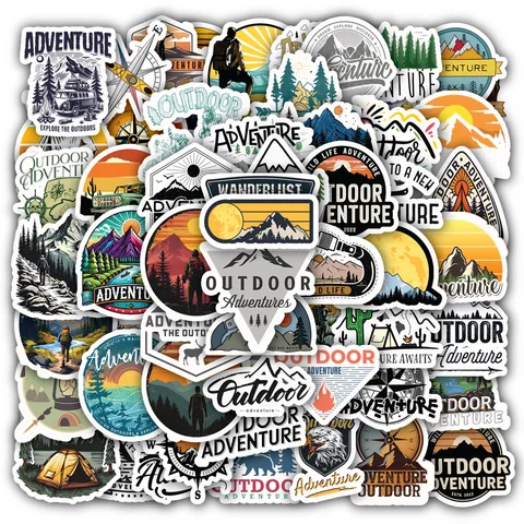Outdoor Adventure Sticker Set