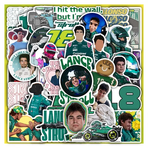 Lance Stroll Sticker Set