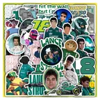 Lance Stroll Sticker Set thumbnail 1