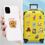 Lazy Orange Cat Sticker Set thumbnail 7