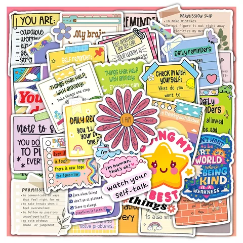 Positive Affirmation Sticker Set