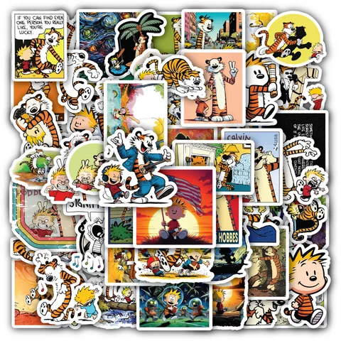 Calvin and Hobbes Sticker Set