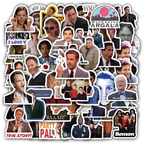 American Tv Series Sticker Set