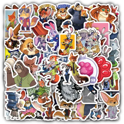 Zootopia Judy Hopps Nick Wilde Stickers