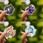 Assorted Uma Musume Sticker Set thumbnail 2