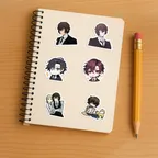 Japanese Anime Bungo Sticker Set thumbnail 5