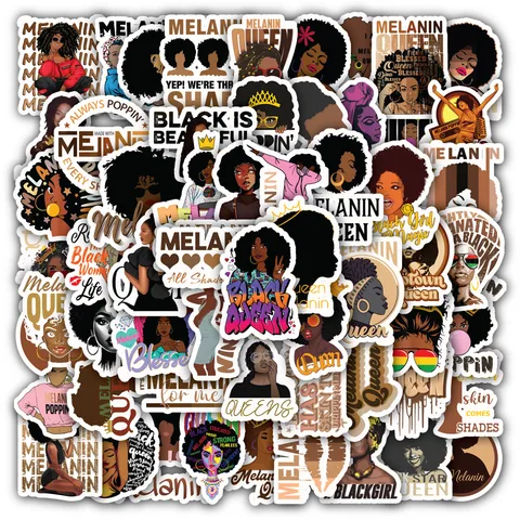 Melanin Sticker Set