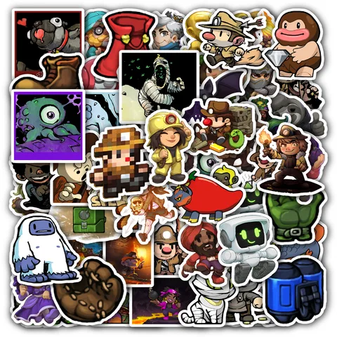 Spelunky 2 Sticker Set
