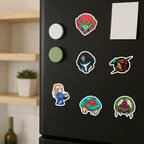 Metroid Merchandise Sticker Set thumbnail 7