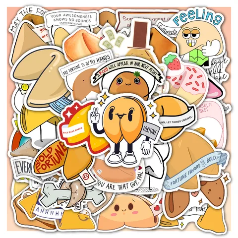 Fortune Cookie Sticker Set