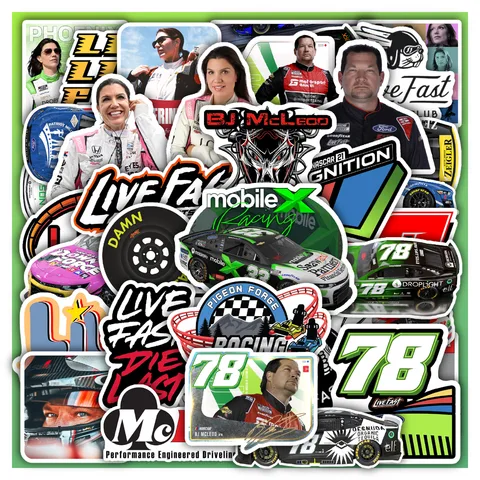 Live Fast Motorsports Sticker Set