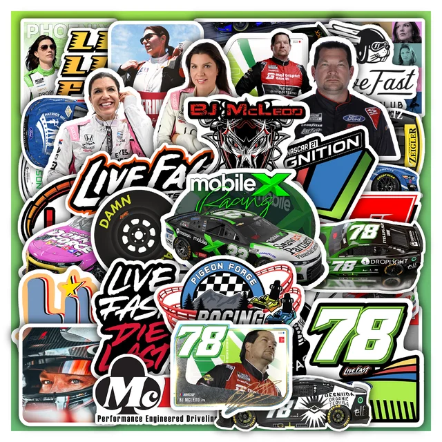 Live Fast Motorsports Sticker Set