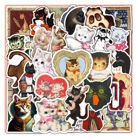 Medieval Cat Sticker Set