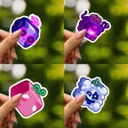 Block Fruit Sticker Set thumbnail 2