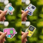 Retro 90s Tech Sticker Set thumbnail 2