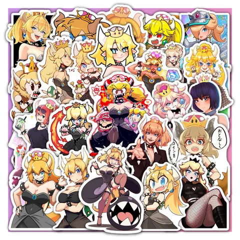 Bowsette Sticker Set