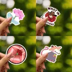 What in Carnation Cowboy Sticker Set thumbnail 2