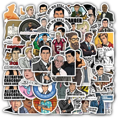 Archer Tv Show Sticker Set