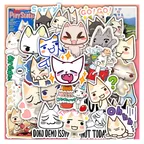 Toro Cartoon Cat Sticker Set thumbnail 1