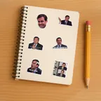 Michael Scott Quote Sticker Set thumbnail 5
