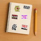 No Blood for Oil Sticker Set thumbnail 5