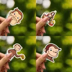 Curious George Sticker Set thumbnail 2