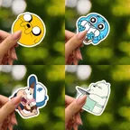 Cartoon Figures Sticker Set thumbnail 2