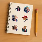 Donald Trump Sticker Set thumbnail 5