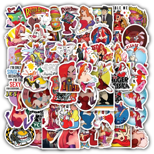 Roger Rabbit Sticker Set