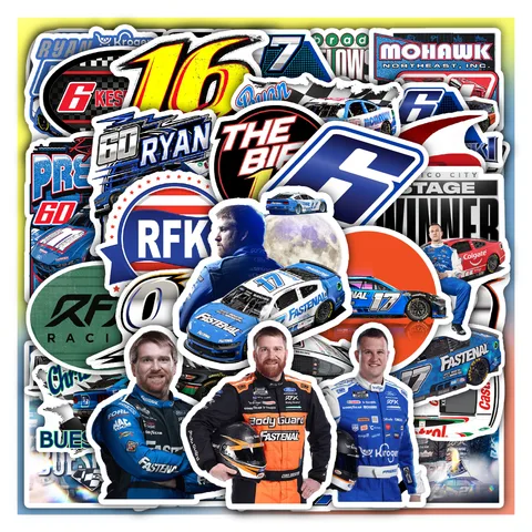 Rfk Racing Sticker Set
