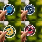 American Football for Rugby Team Fans Stickers thumbnail 2