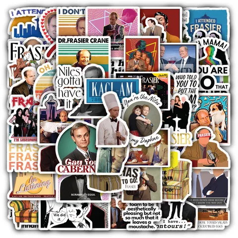 Frasier Tv Show Sticker Set