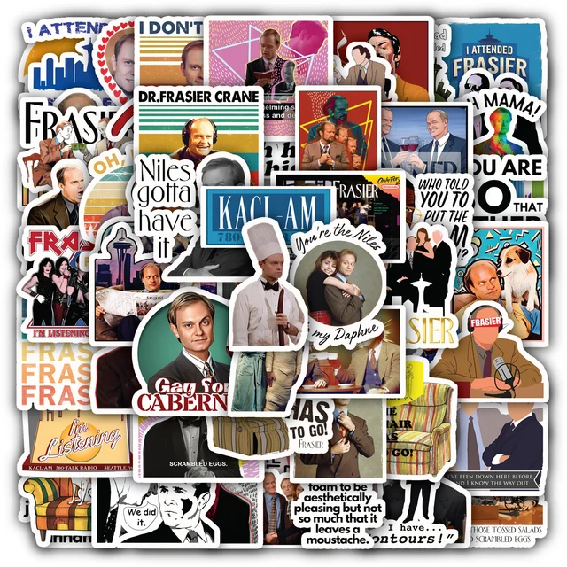 Frasier Tv Show Sticker Set