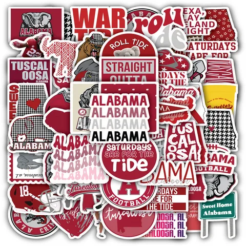 Alabama Crimson Tide Sticker Set