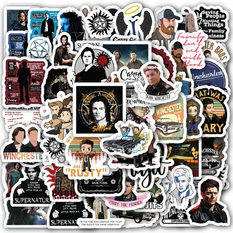 Supernatural Winchester Brothers Sticker Set