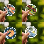 Florida State Travel Sticker Set thumbnail 2