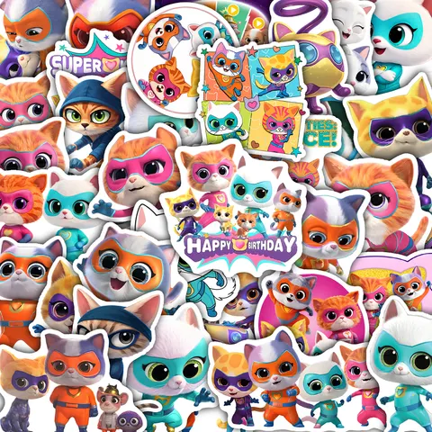 Super Kitties Sticker Set