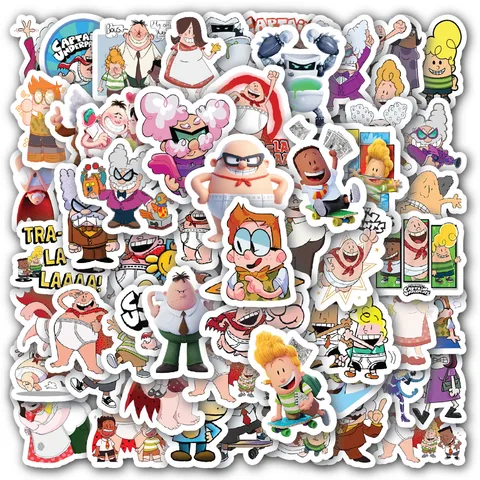 Captain Underpants Sticker Set
