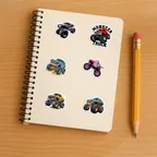 Monster Truck Sticker Set thumbnail 5