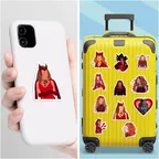 Wanda Maximoff Scarlet Witch Sticker Set thumbnail 8