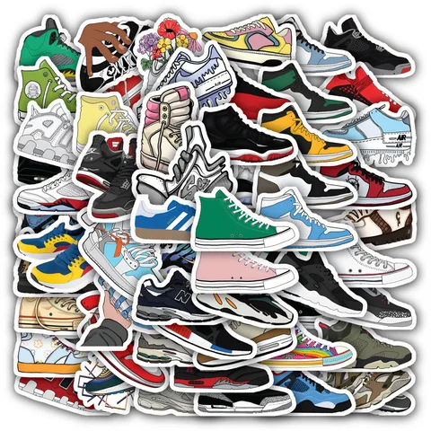 Shoe Sneaker Sticker Set