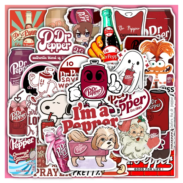 Dr Pepper Sticker Set